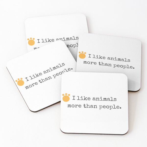 Item preview, I like animals more than people. designed and sold by Kamira Gayle.