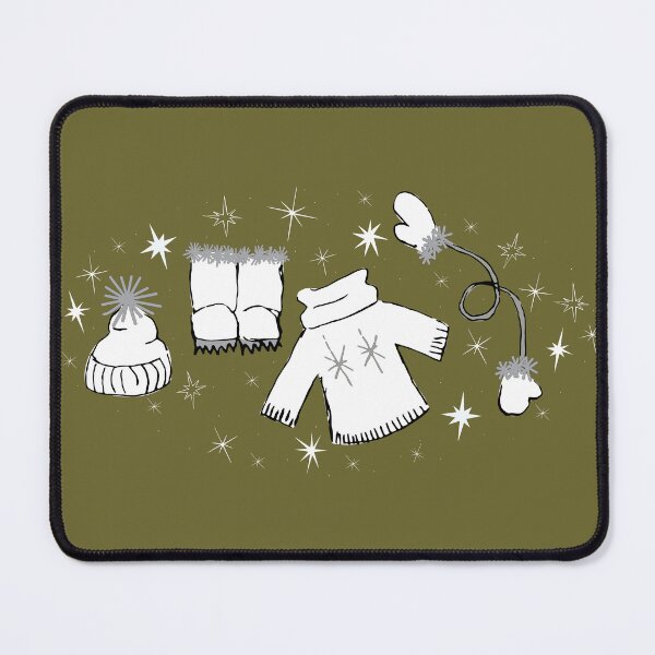Item preview, Winter weather snow lover gear cartoon illustration designed and sold by AngelDawnDesign.