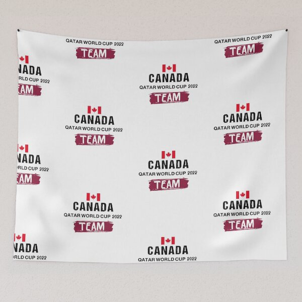Item preview, CANADA World Cup Football Soccer fan Qatar 2022  designed and sold by cheslie-style.