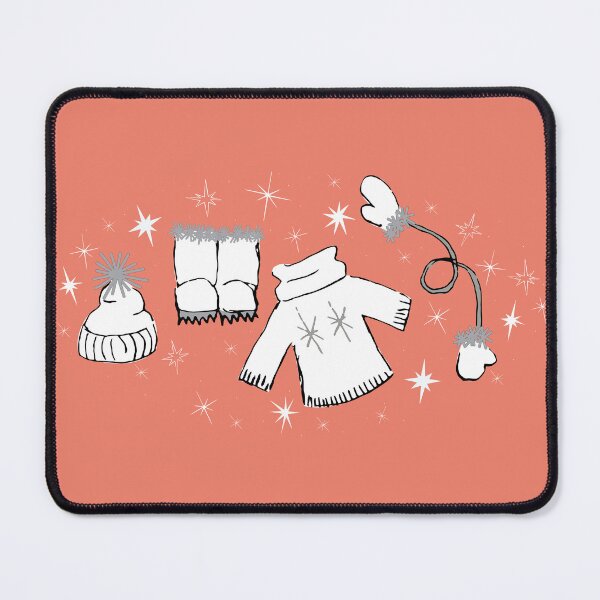 Item preview, Winter weather snow lover gear cartoon illustration designed and sold by AngelDawnDesign.