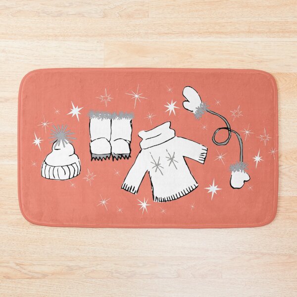 Item preview, Winter weather snow lover gear cartoon illustration designed and sold by AngelDawnDesign.