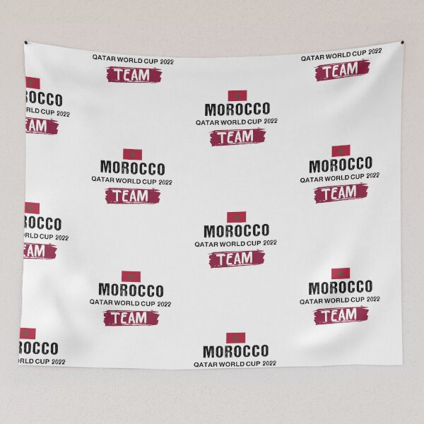 Item preview,  MOROCCO  World Cup Football Soccer fan Qatar 2022  designed and sold by cheslie-style.