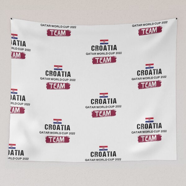 Item preview, CROATIA World Cup Football Soccer fan Qatar 2022  designed and sold by cheslie-style.
