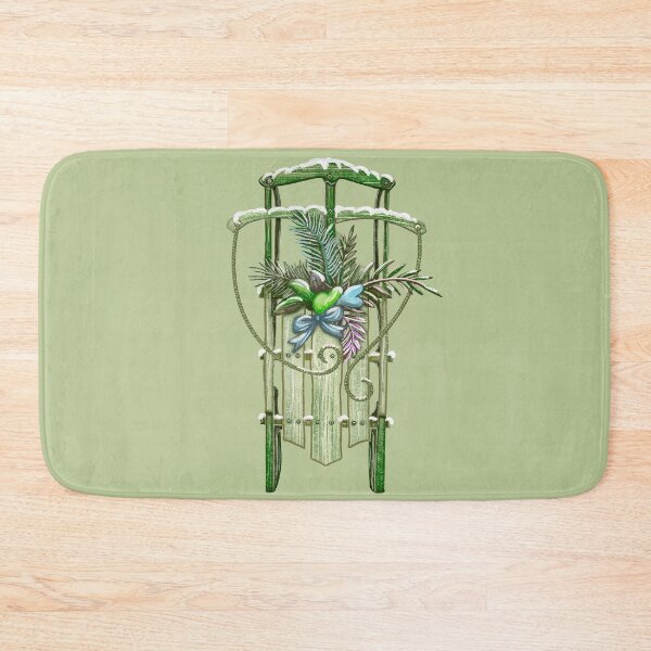 Item preview, Winter-TIme Fun Vintage Green Shooting Star - Flyer Sled designed and sold by sunnthreads.