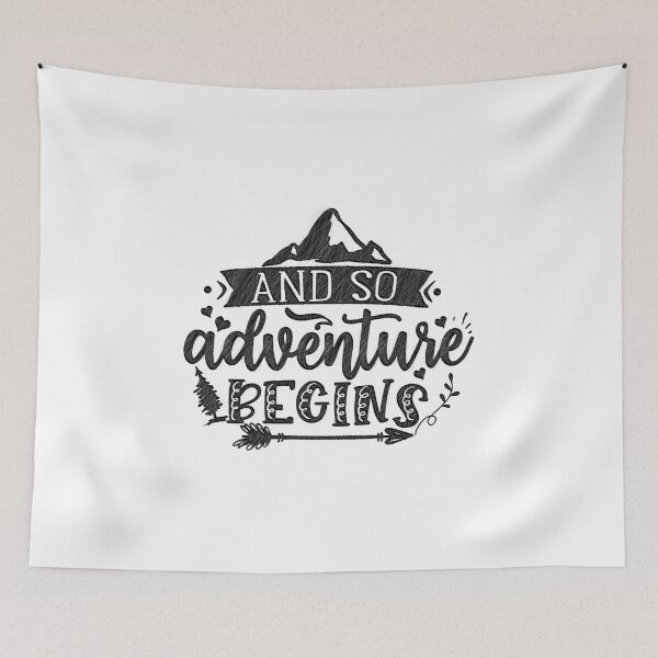 Item preview, And So The Adventure Begins Adventure Camping, And So The Adventure Begins designed and sold by RedArtsDesign.