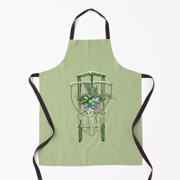 Item preview, Winter-TIme Fun Vintage Green Shooting Star - Flyer Sled designed and sold by sunnthreads.