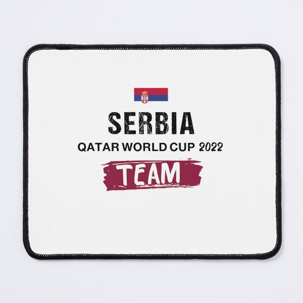 Item preview, SERBIA World Cup Football Soccer fan Qatar 2022 designed and sold by cheslie-style.