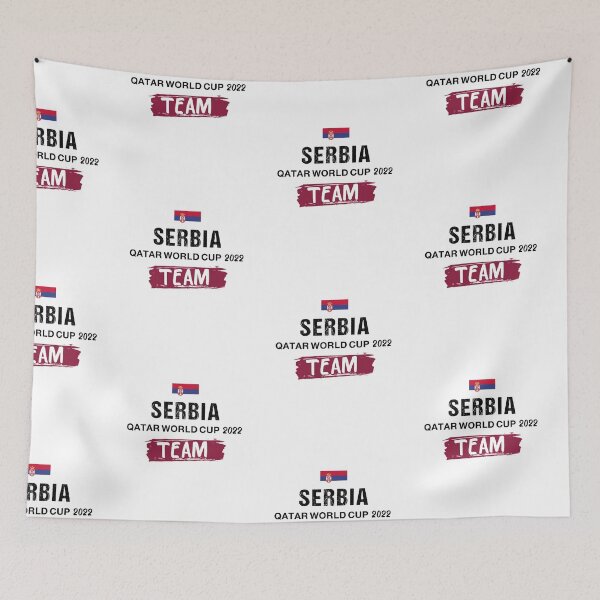 Item preview, SERBIA    World Cup Football Soccer fan Qatar 2022  designed and sold by cheslie-style.
