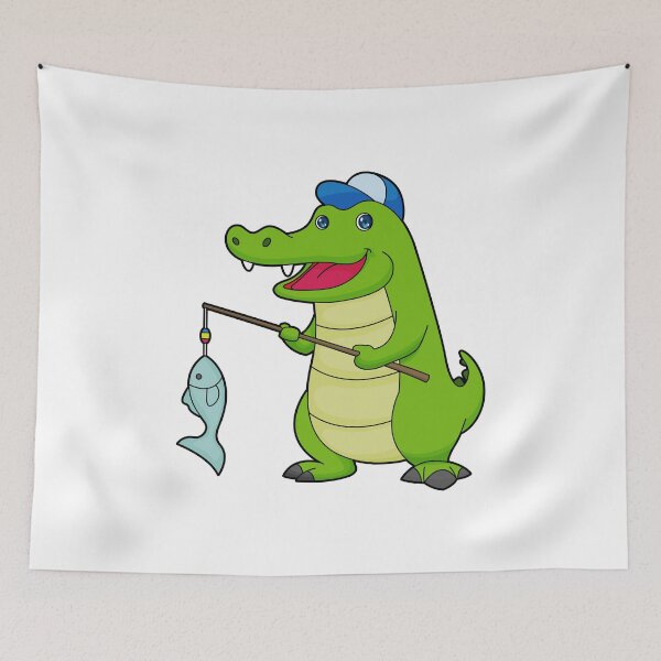 Item preview, Crocodile Angler Fish Fishing designed and sold by Snabdesign84.