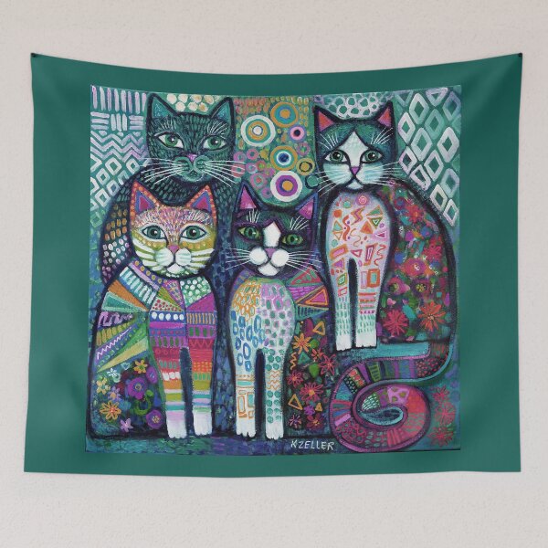 Item preview, Quirky Cats designed and sold by Karin Zeller.