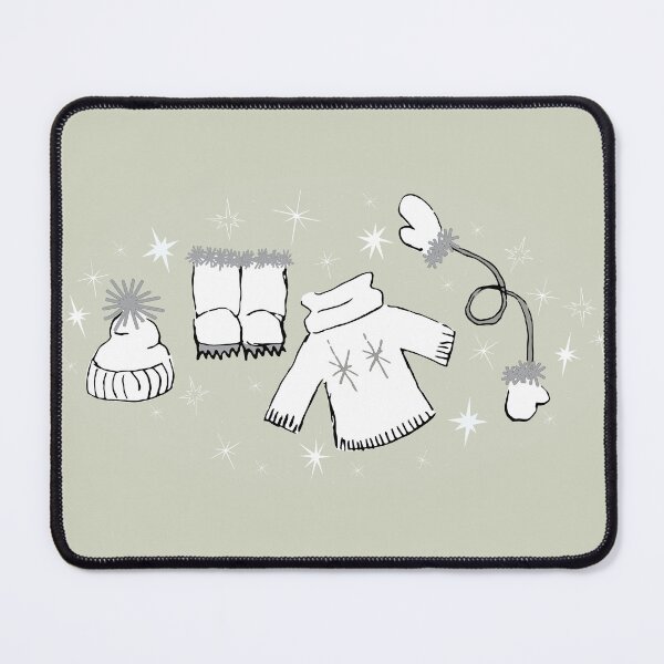 Item preview, Winter weather snow lover gear cartoon illustration designed and sold by AngelDawnDesign.