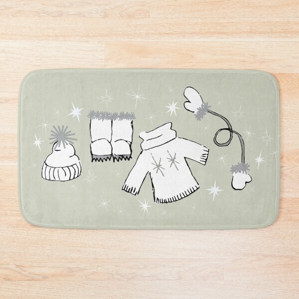 Item preview, Winter weather snow lover gear cartoon illustration designed and sold by AngelDawnDesign.