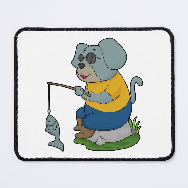 Item preview, Dog Fishing Fisher Finshing rod designed and sold by Snabdesign84.