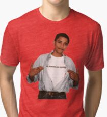 Camiseta de tejido mixto Joven Barack Obama