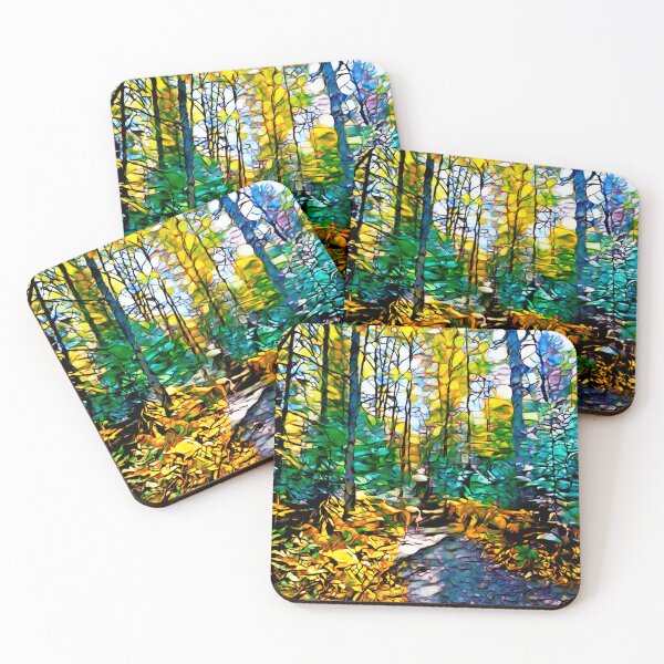 Item preview, Mosaic Landscape Design 283 forest designed and sold by artbylucie.