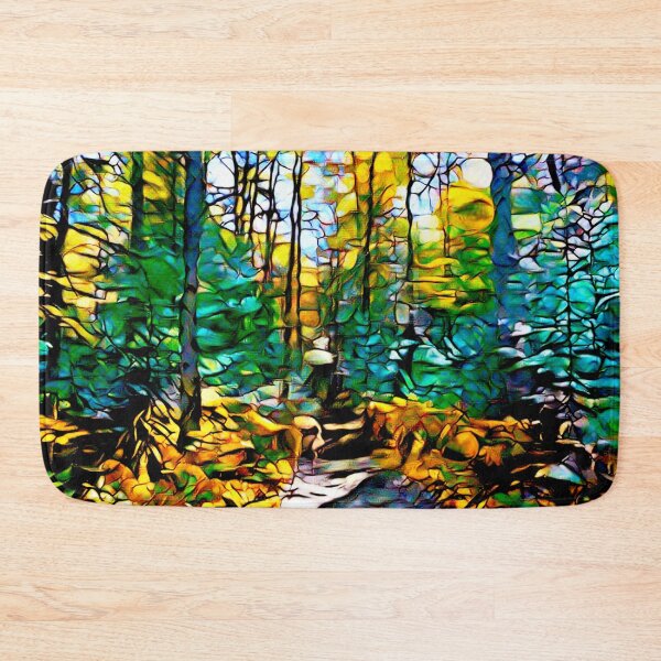 Item preview, Mosaic Landscape Design 283 forest designed and sold by artbylucie.
