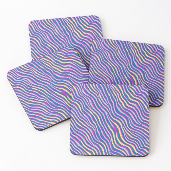 Item preview, colorful pattern of lines  designed and sold by namelessartshop.