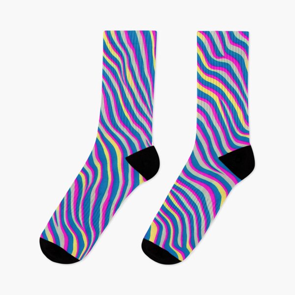 Item preview, colorful pattern of lines  designed and sold by namelessartshop.