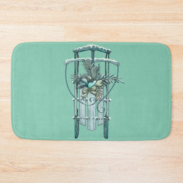 Item preview, Winter-TIme Fun Vintage Blue Shooting Star - Flyer Sled designed and sold by sunnthreads.
