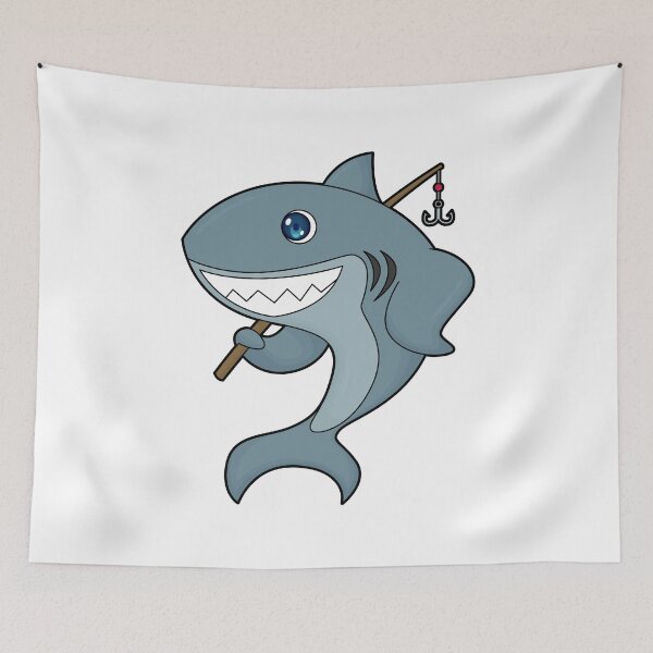 Item preview, Shark Angler Fishing rod Fishing designed and sold by Snabdesign84.