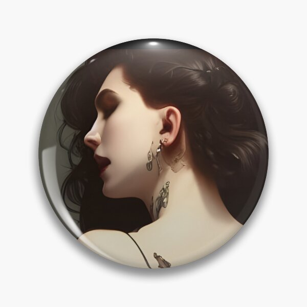 Artikelvorschau, Sexy Brünette Vampirkönigin Seductress Dark Artwork entworfen und verkauft von Eliteijr.