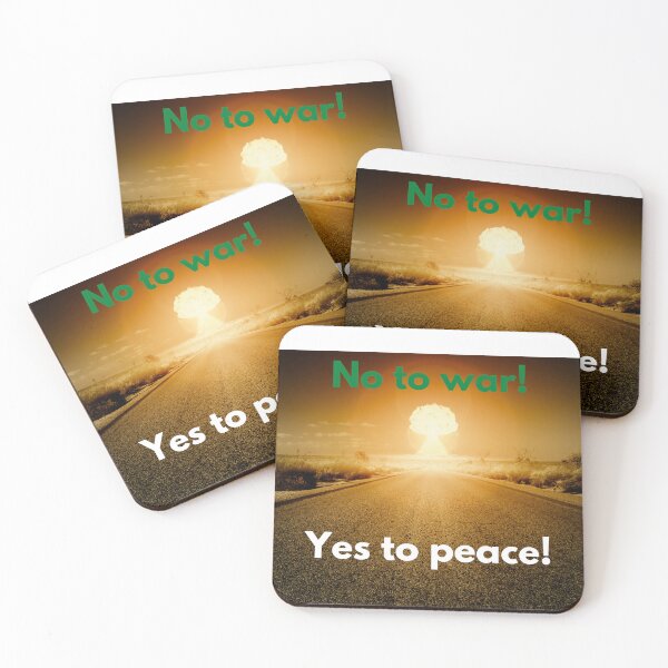 Item preview, No to war! Yes to peace! designed and sold by CoolDesign2000.