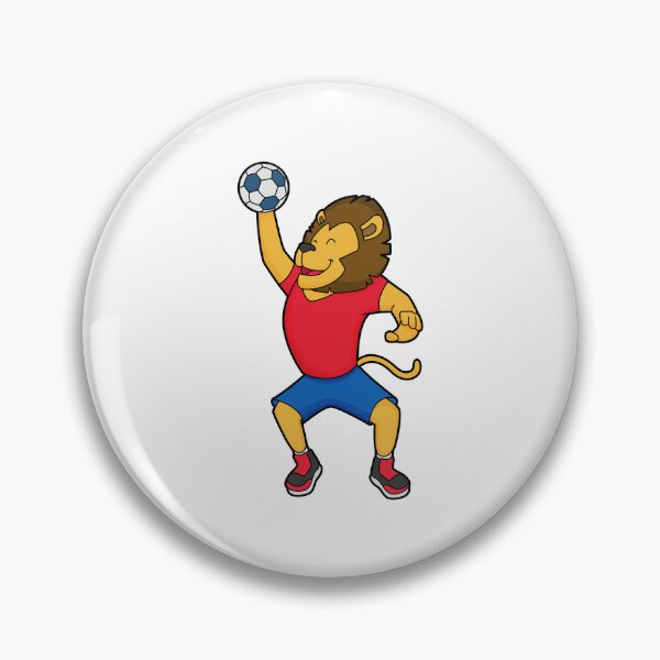 Item preview, Lion Handball player Handball designed and sold by Snabdesign84.