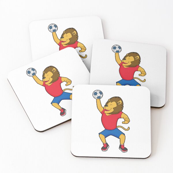 Item preview, Lion Handball player Handball designed and sold by Snabdesign84.