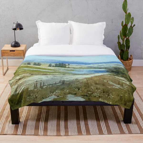 Aperçu de l'œuvre Peinture de paysage de printemps californien frais créée et vendue par Hybridized.