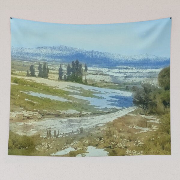 Item preview, Fresh California Spring Landscape Painting designed and sold by Hybridized.
