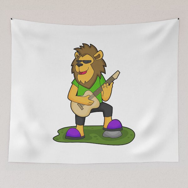 Item preview, Lion Musician Guitar Music designed and sold by Snabdesign84.
