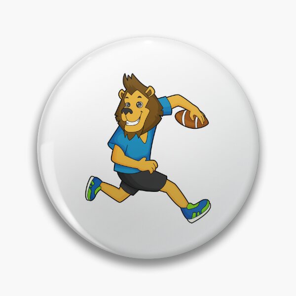 Item preview, Lion Rugby player Football designed and sold by Snabdesign84.