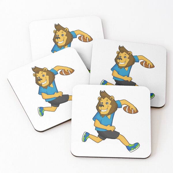 Item preview, Lion Rugby player Football designed and sold by Snabdesign84.