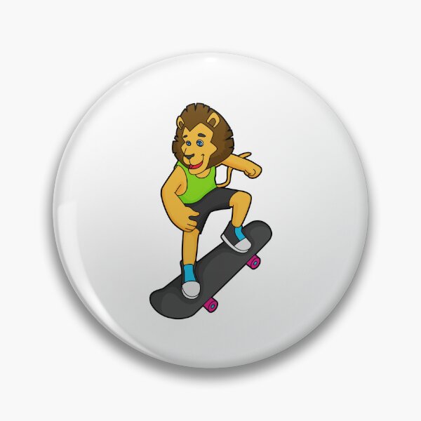 Item preview, Lion Skater Skateboard designed and sold by Snabdesign84.