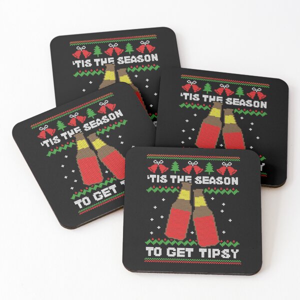 Item preview, 'Tis The Season To Get Tipsy Funny Ugly Christmas designed and sold by Nerd Shizzle.