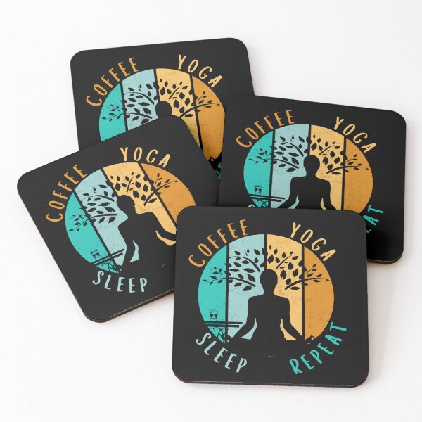Item preview, Coffee yoga sleep repeat designed and sold by JoeyGrace.