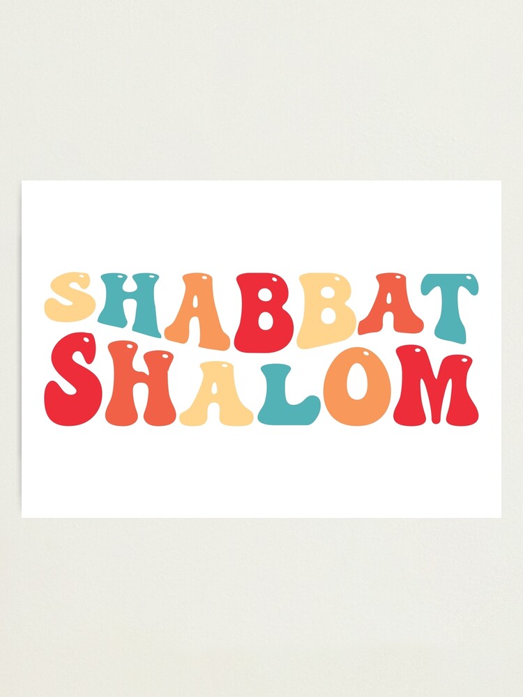 Shabbat Shalom Text Design Shabbat Shalom Is A Hebrew Word Meaning