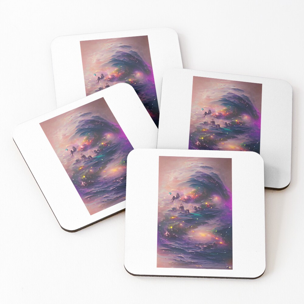 Item preview, Coasters (Set of 4) designed and sold by MagicofAI.