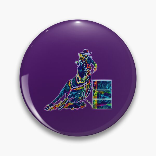 Item preview, Cowgirls Barrel Racing Neon designed and sold by franktact.