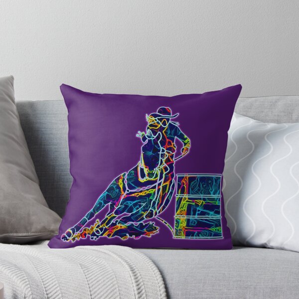 Item preview, Cowgirls Barrel Racing Neon designed and sold by franktact.