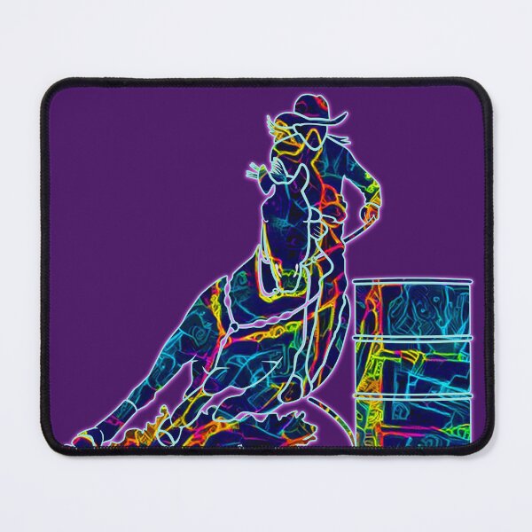Item preview, Cowgirls Barrel Racing Neon designed and sold by franktact.