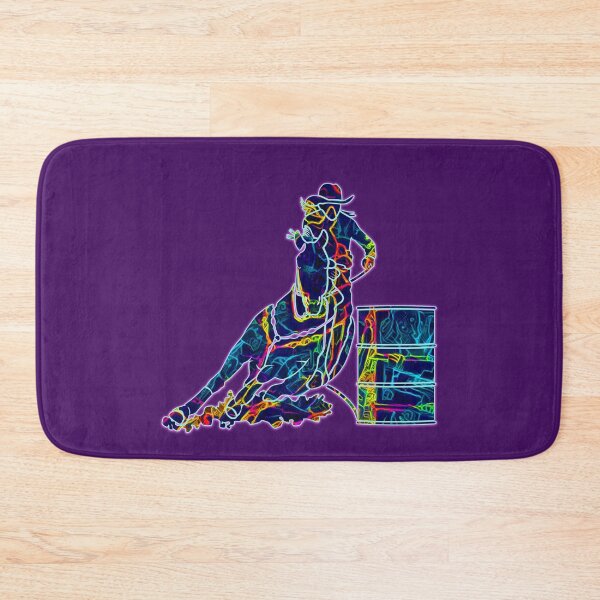 Item preview, Cowgirls Barrel Racing Neon designed and sold by franktact.