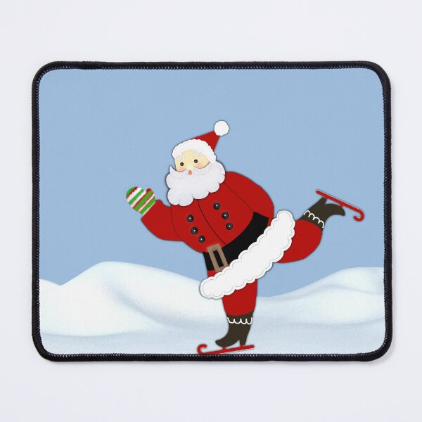 Item preview, Merry Christmas Santa Ice Skating designed and sold by FlippinTurtles.