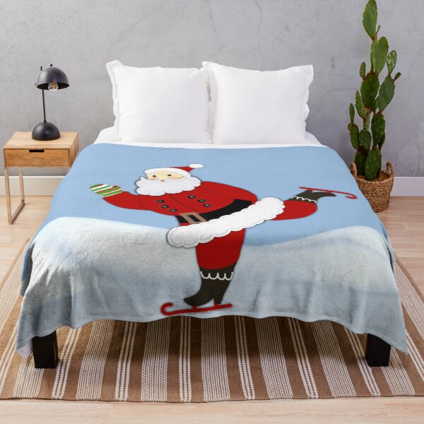 Item preview, Merry Christmas Santa Ice Skating designed and sold by FlippinTurtles.