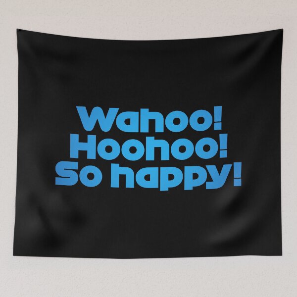 Item preview, PER. Wahoo! So Happy! - Best Team Radio Singapore GP 2022 (Original - Black BG) designed and sold by FilipeFerreira.