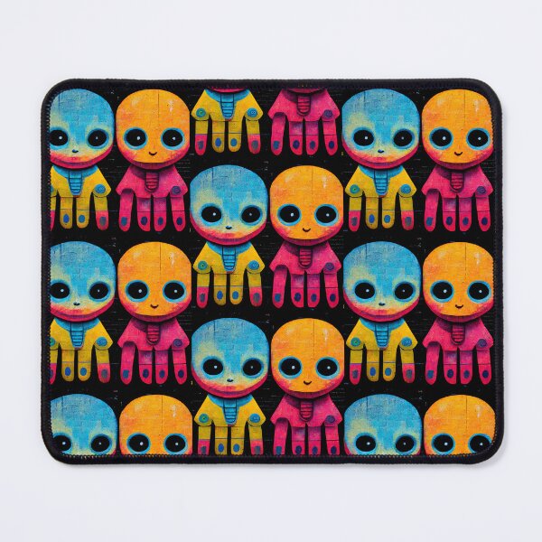 Item preview, Cute Alien Baby Street Art Decoration Colorful Wall Gift designed and sold by LADistrictGarb.