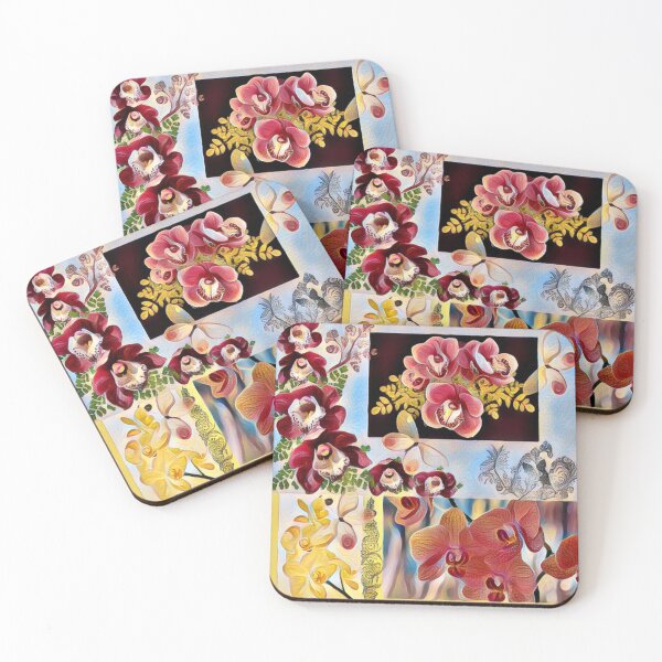 Item preview, Orchid Collage designed and sold by lindosilks.