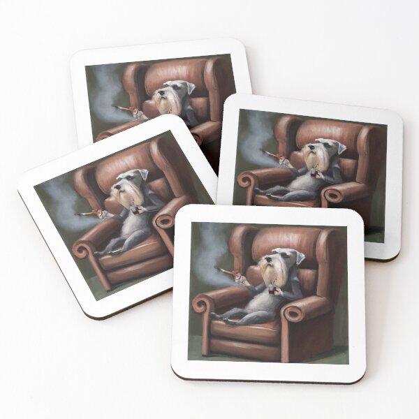 Item preview, Humor | schnauzer | Dog | Doggo | schnauzer smoking cigar | Gift for schnauzer Owner | Coolest | Fun designed and sold by PublicusApparel.