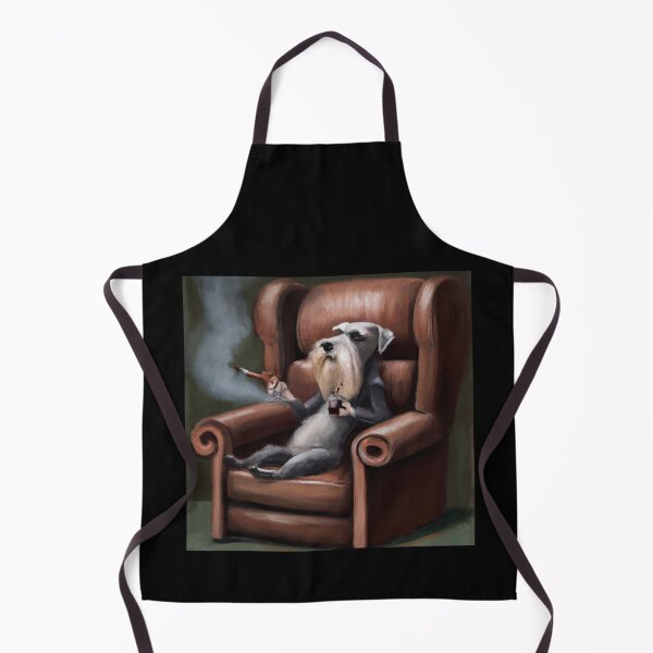 Item preview, Humor | schnauzer | Dog | Doggo | schnauzer smoking cigar | Gift for schnauzer Owner | Coolest | Fun designed and sold by PublicusApparel.