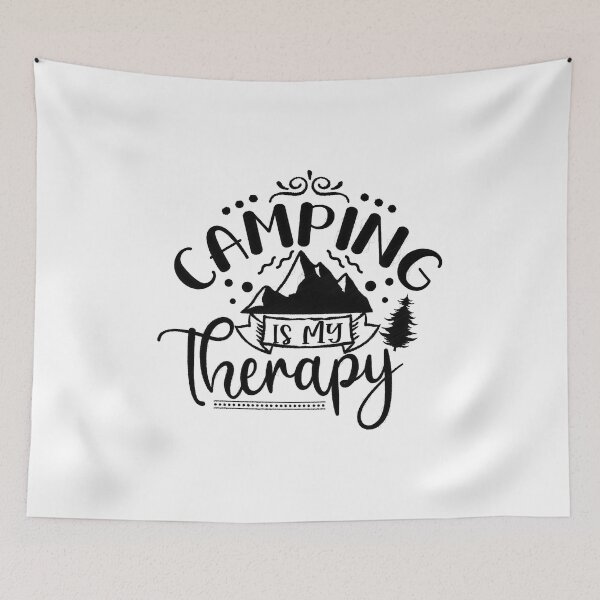 Item preview, Camping is my therapy, Camping Is My Therapy design,Camping Squad,Id Rather Be Camping,Lets Go Everywhere designed and sold by RedArtsDesign.